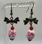 1004 - Simple Budget Red Dangling Earrings